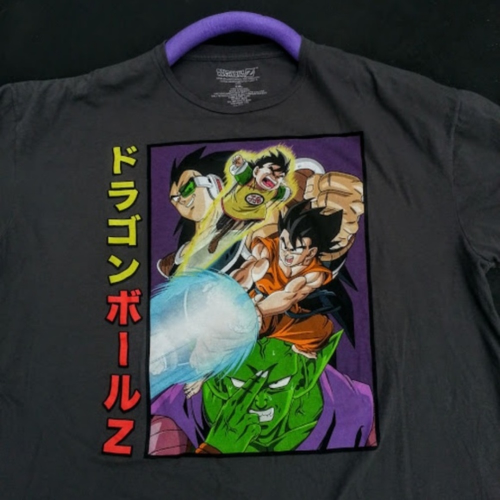 Men's Dragon Ballz dark grey Tee shirt XXL 100% Cotton